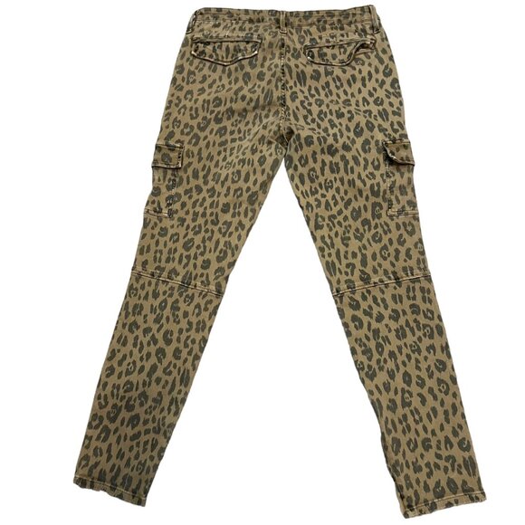 Frame Jeans Cheetah Print Cargo Skinny Ankle Pants Size 29‎ - Picture 2 of 8